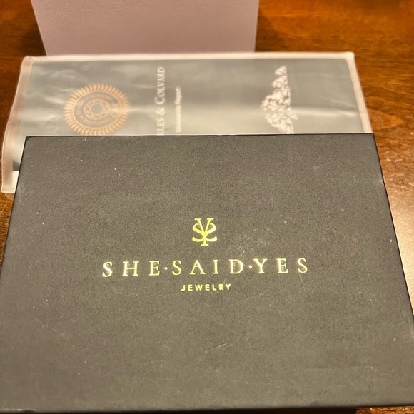 10k rose gold Engagement ring set - Picture 6 of 8